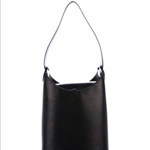 Louis Vuitton Black Epi Verseau Sac
